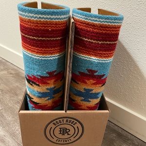NWT boot rugs! Amazing color and detail